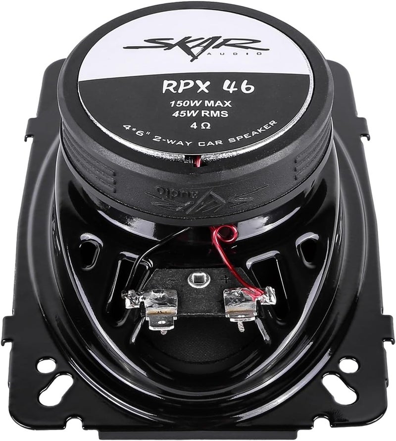 SKAR AUDIO نظام مكبر صوت كوكسيل ثنائي الاتجاه 4"x6" 150 واط من سكار أوديو RPX46 - Image 5