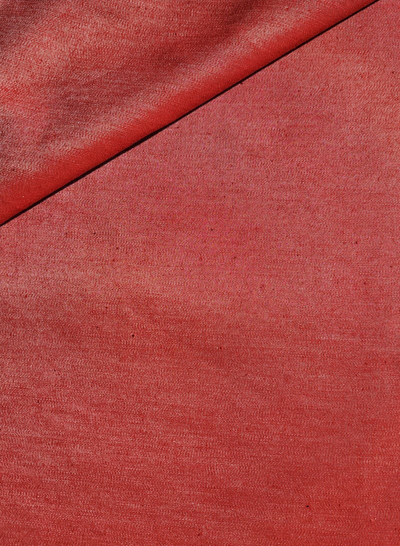 قماش الدنيم، 5 ياردة، أحمر مظلل مزدوج - Image 2