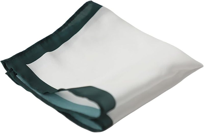 Green Pocket Squares For Men 18PCS Vintage Color Edge Handkerchief Suit Accessories - Image 1