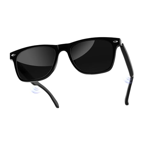 Jacuate Bluetooth Audio Smart Glasses for Women Men,Polarized Bluetooth Sunglasses with Open Ear Speaker,Voice Control, Hands-Free Calls & Built-in Microphone for iPhone Android Music/Work - Image 1