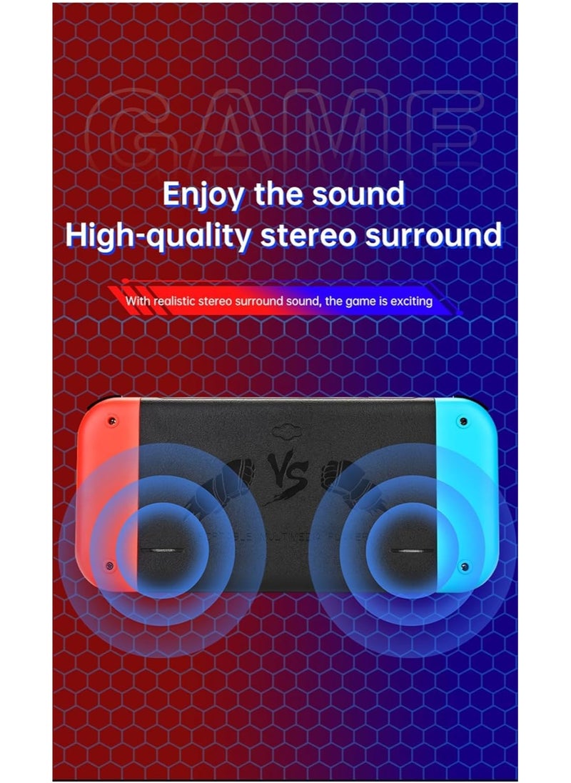 SMARTX X80 Retro Handheld Game Console – 7” HD Screen, 10,000+ Built-in Classic Games, Supports 10 Emulators, Expandable Storage up to 128GB TF Card – Portable Multifunctional Gaming Device for Kids & Adults  - Image 4