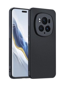 Honor Magic 6 Pro,Carbon Fiber PU Leatrher Skin Case Anti-Shock Case for Magic 6 Pro