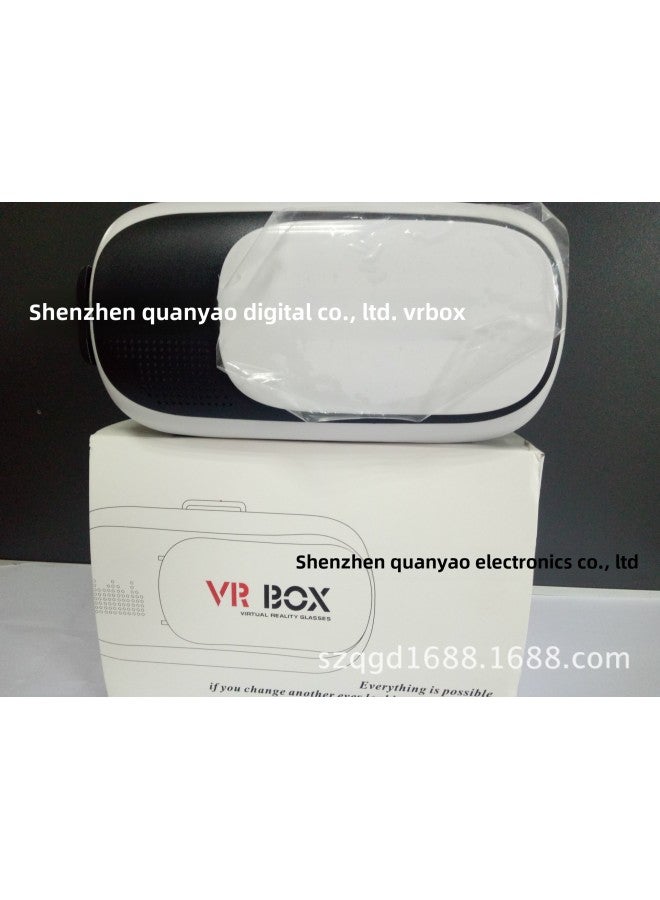Direct Vr Glasses Virtual Reality Glasses VR Mobile Phone Glasses Vr 3d Glasses-Color:VRBOX High-end Ultra-clear Blue Glasses - Image 1