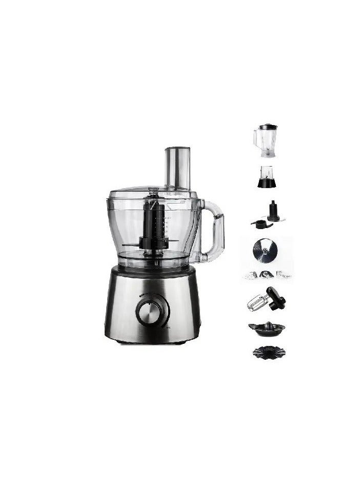 تسلا محضر طعام تسلا بوعاء بسعة 2 لتر  35 وظيفة 800 واط (الخلط، الطحن، الخفق، التقطيع، الفرم، التقطيع المكعب، الهرس)هيكل ستانلس ستيل متعدد السرعات " - Image 2