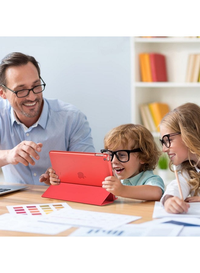 بروكاس حافظة برو كيس لجهاز آيباد الجيل التاسع 2021/ آيباد الجيل الثامن 2020/ آيباد الجيل السابع 2019، حافظة آيباد 10.2 بوصة، غطاء آيباد الجيل التاسع - أحمر - Image 2