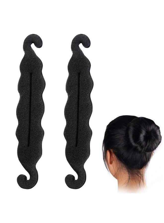 TEMPERIA (2pcs) Hair Bun & Puff Maker for Women & Girls - Hairstyle Accessories for Buns, Juda, French Twists & Updos - Modern Bun, Hair Bump Up & Puff Clips & Styling Tools - Image 1