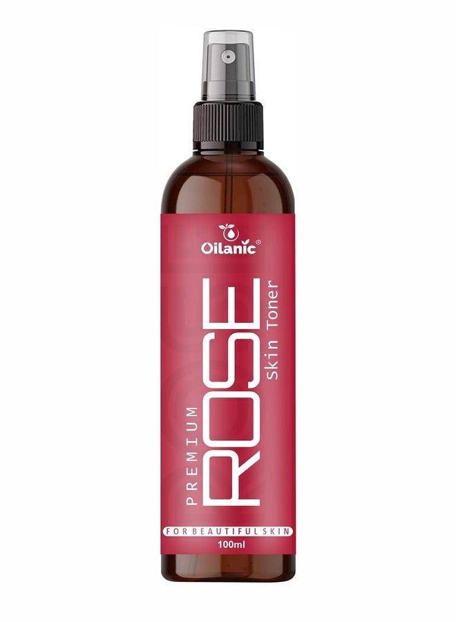 Oilanic Premium Rose Face Toner For Men & Women (100 ml) - Image 1