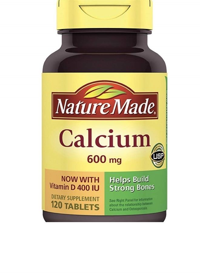 Nature Made Calcium 600 mg with Vitamin D - 120 Tablets by Nature Made 