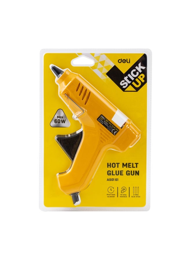 Deli Hot Melt Glue Gun – 60W, 220V, Quick Heating, Ergonomic Design, Compatible with 11mm Glue Sticks – Ideal for DIY, Crafts & Repairs -EA50161 - Image 3