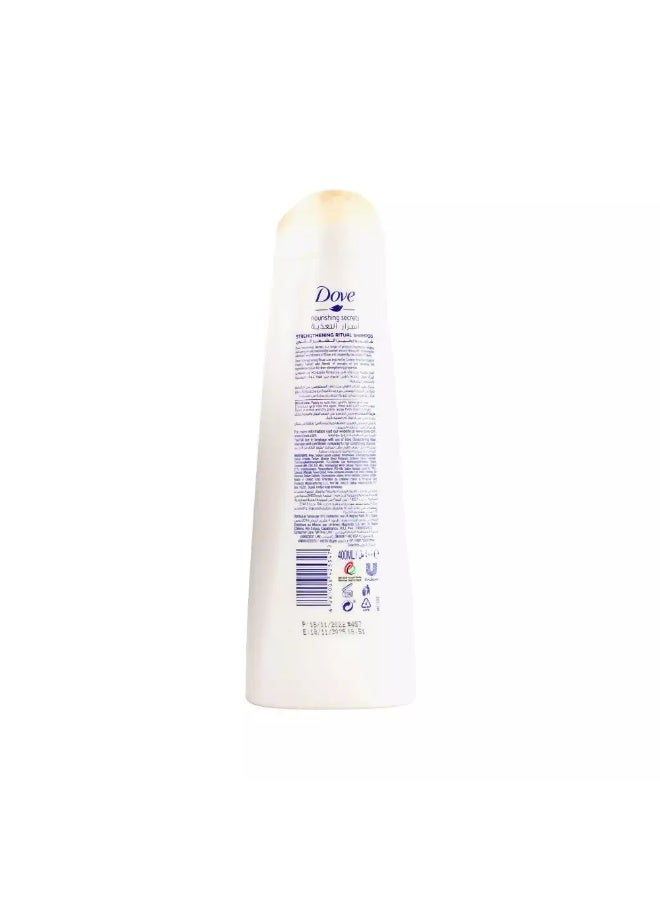Dove شامبو دوف أسرار التغذية يقوي ويقلل تساقط الشعر بزيت الأفوكادو ومستخلصات القطيفة - 400 مل - Image 2