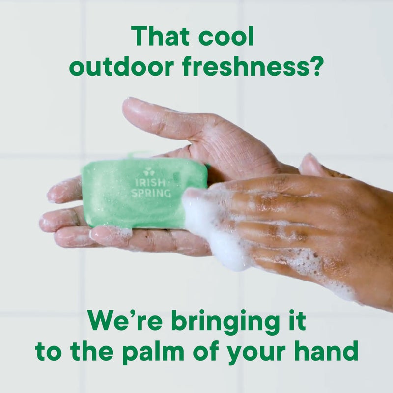 Irish Spring Moisture Blast Soap for Men, Moisturizing Bar Soap, Smell Fresh and Clean for 12 Hours, Men Soap Bar for Washing Hands and Body, Mild for Skin, 3.7 Oz Soap Bar - Image 3