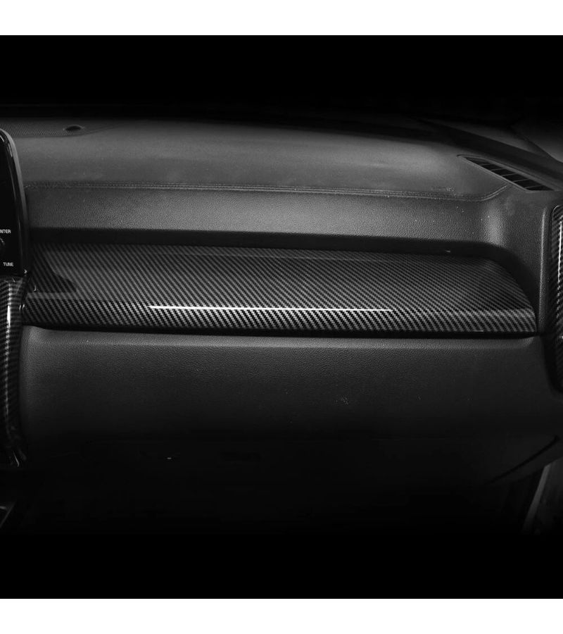 Carbon Fiber Style Dashboard Frame Trim Cover For Kia Sorento LHD 2021-2023 - Image 5