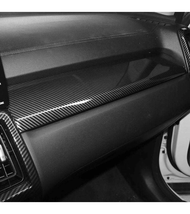 Carbon Fiber Style Dashboard Frame Trim Cover For Kia Sorento LHD 2021-2023 - Image 3