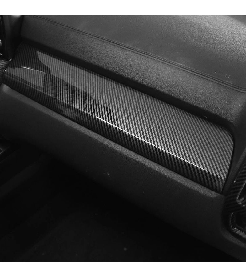 Carbon Fiber Style Dashboard Frame Trim Cover For Kia Sorento LHD 2021-2023 - Image 1