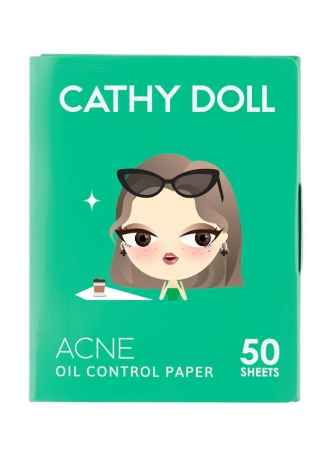 Cathy Doll Acne Oil Control Paper - 50 Sheets - Image 2