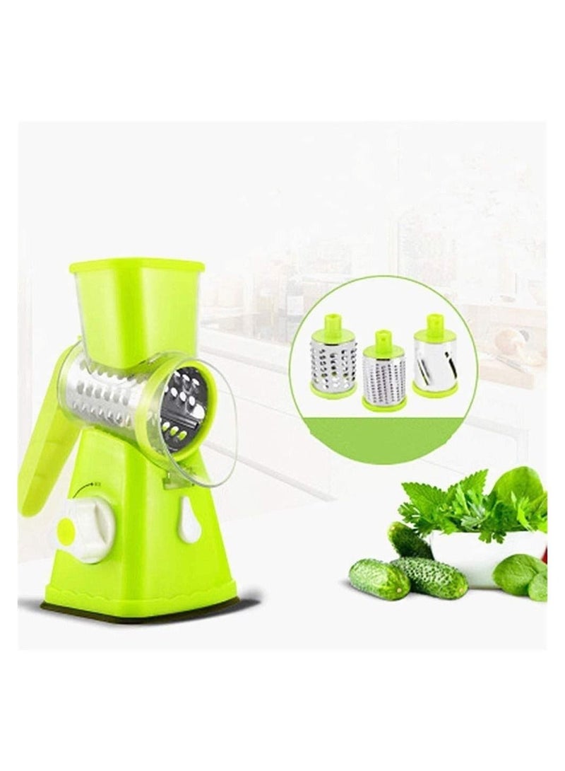ELTRAZONE Manual Vegetable Tabletop Drum Round Onion Potato Carrot Grater Kitchen Gadgets Vegetable mills - Image 2
