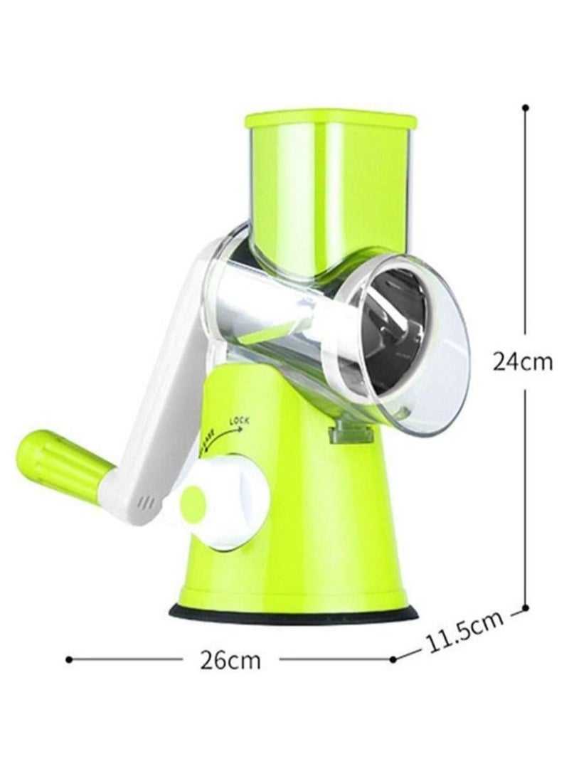 ELTRAZONE Manual Vegetable Tabletop Drum Round Onion Potato Carrot Grater Kitchen Gadgets Vegetable mills - Image 3