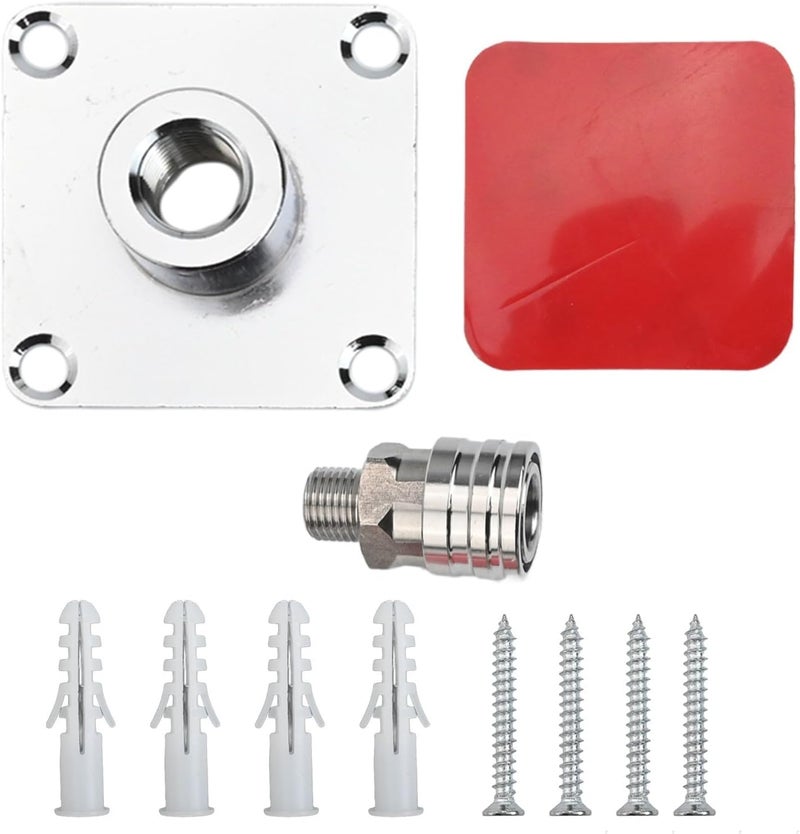 Stainless Steel Foam Holder Wall Mount Rack Space Saving Storage For Garage Outdoor - Image 1