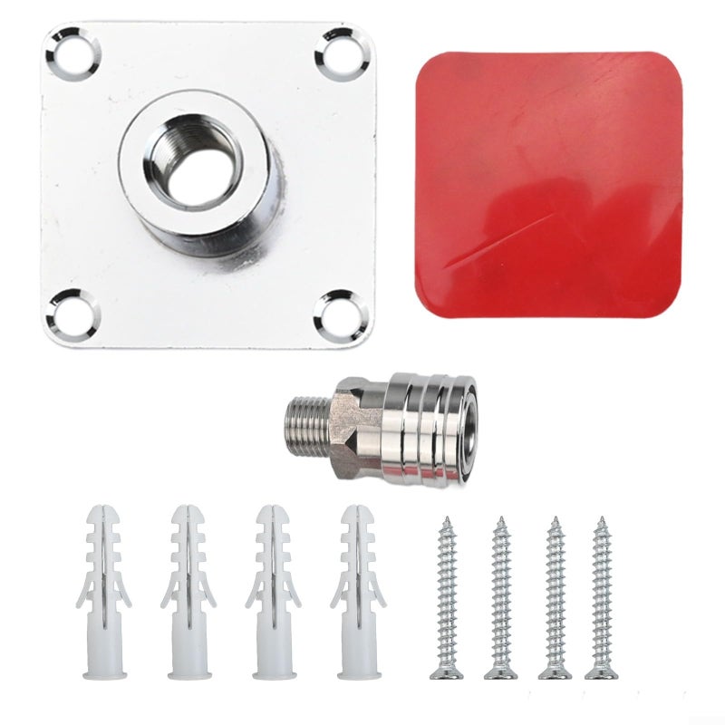 Stainless Steel Foam Holder Wall Mount Rack Space Saving Storage For Garage Outdoor - Image 2