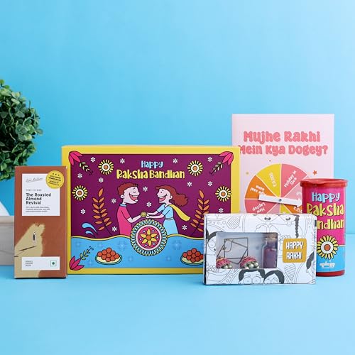 Oye Happy OyeHappy Sister Bhai Dooj Gift Hamper | Best Sister Medal, Butterfly Card, Fridge Magnet, Super Sister Letter & More | Unique Bhai Dooj Gift for Sister - Image 2