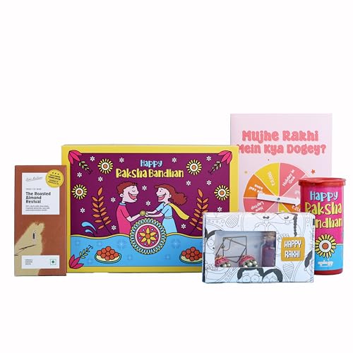 Oye Happy OyeHappy Sister Bhai Dooj Gift Hamper | Best Sister Medal, Butterfly Card, Fridge Magnet, Super Sister Letter & More | Unique Bhai Dooj Gift for Sister - Image 1