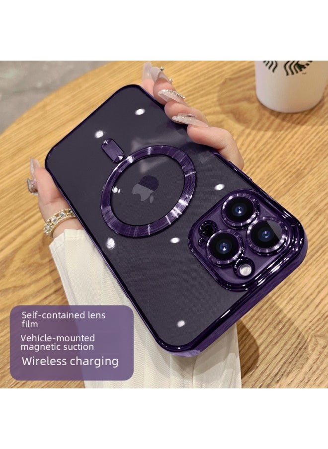 Generic Digital Computer/For Iphone Protective Case For Iphone Protective Cover-Color:Dark Purple-Applicable Model:For Iphone11PROMAX  - Image 3