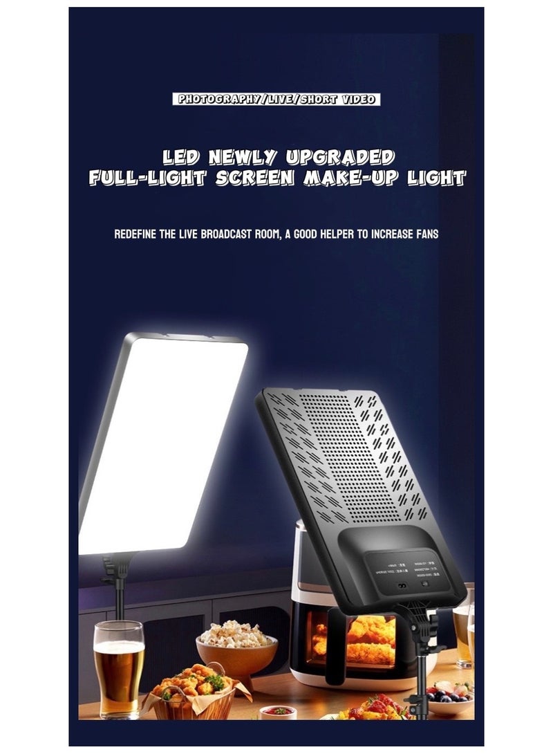 11-inch Dual-Color Temperature Wired LED Photography Light Kit – Professional Soft Light + 2.1m Carbon Fiber Stand | High CRI | for Live Streaming, Portraits & Product Shoots - Image 4