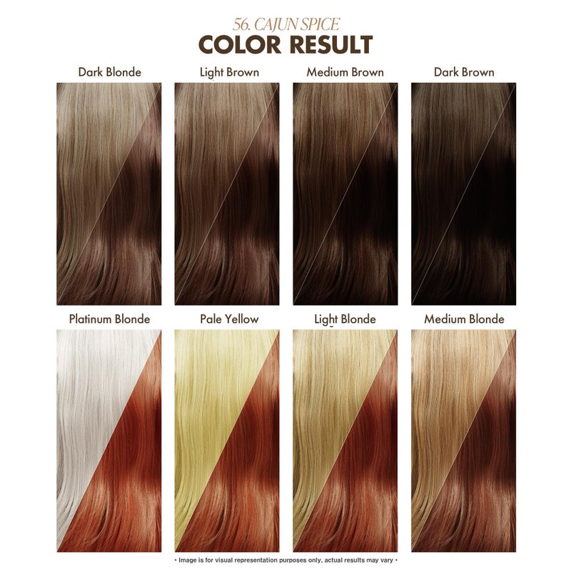 Adore Semi Permanent Hair Color (056 Cajun Spice) | Vegan & Cruelty-Free Brown Hair Dye | No Ammonia, No Peroxide, No Alcohol | 4 Fl Oz (Pack of 1) - Image 3