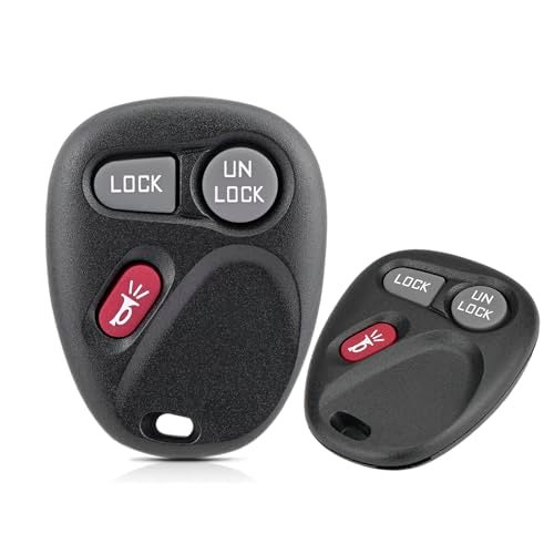 GZXNKEY Remote Key Fob Replacement Car Key for 1999 2000 2001 Chevy Silverado S10 GMC Sierra Sonoma / Chevy Suburban Tahoe 2000 2001 GMC Yukon Keyles Entry Remote Key KOBUT1BT,15732803 (Pack of 2 - Image 5