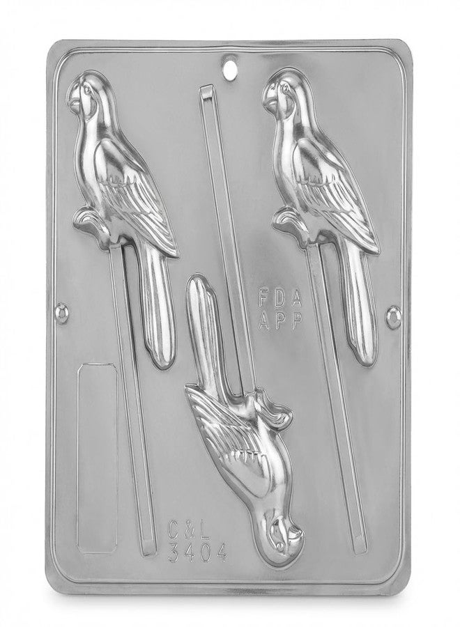 Lollipops Parrot Bird Lollipop Chocolate Candy Mold 3404 - Image 2