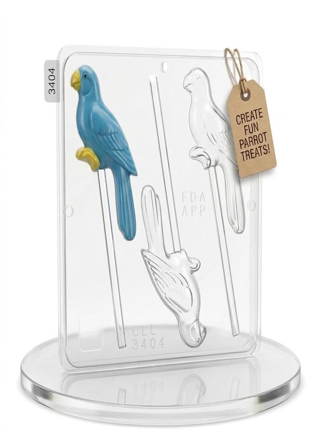 Lollipops Parrot Bird Lollipop Chocolate Candy Mold 3404 - Image 5