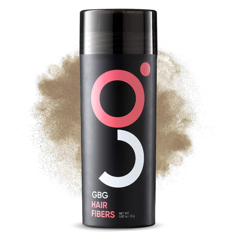 Get Back Gorgeous GBG Hair Fibers for Thinning Hair Bald Spots Dark Blonde 25g Bottle Conceals Hair Loss Instant Cover Up Volume in 30 Seconds Hair Powder for Women Men Cruelty Free