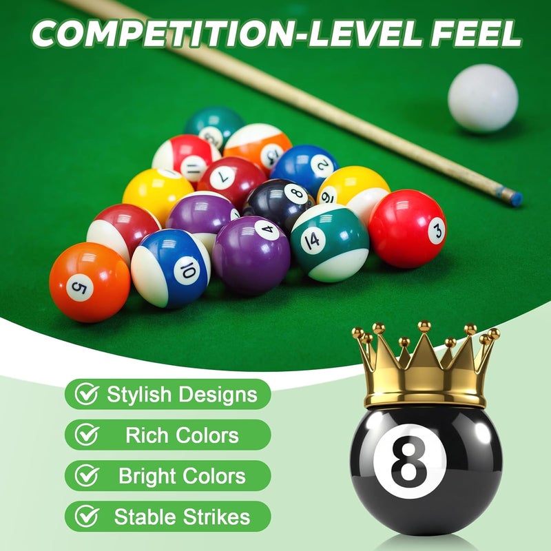 HMQQ 16 Ball Billiards Pool Ball Set - 2 1/4" Regulation Size - Image 5