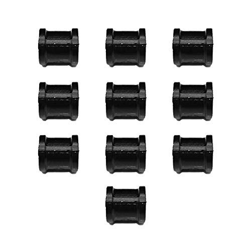 GeilSpace Coupling, Malleable Iron Pipe Fittings - Vintage DIY Industrial Shelving, Industrial Decor, Furniture DIY (3/4", Black) - Image 1