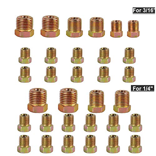 MuHize Brake Line Tubing Kit 3/16 & 1/4 inch 25Ft Dual Size - Copper Coated Alloy Steel Anti-Rust Brake Roll for Cars, Trucks, SUV - Hydraulic Fuel Transmission Line Replacement - Image 5