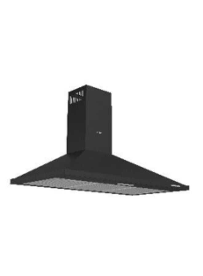 شفاط هرمي 90 سم - اسود - سرعات