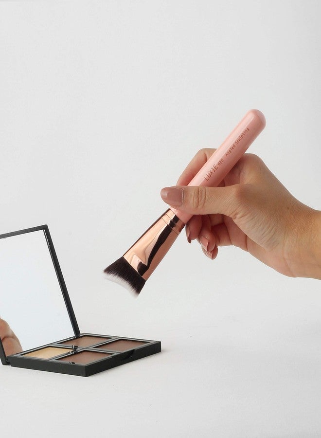 LUXIE 620 Angled Sculpting Brush-Rose Gold - Image 2