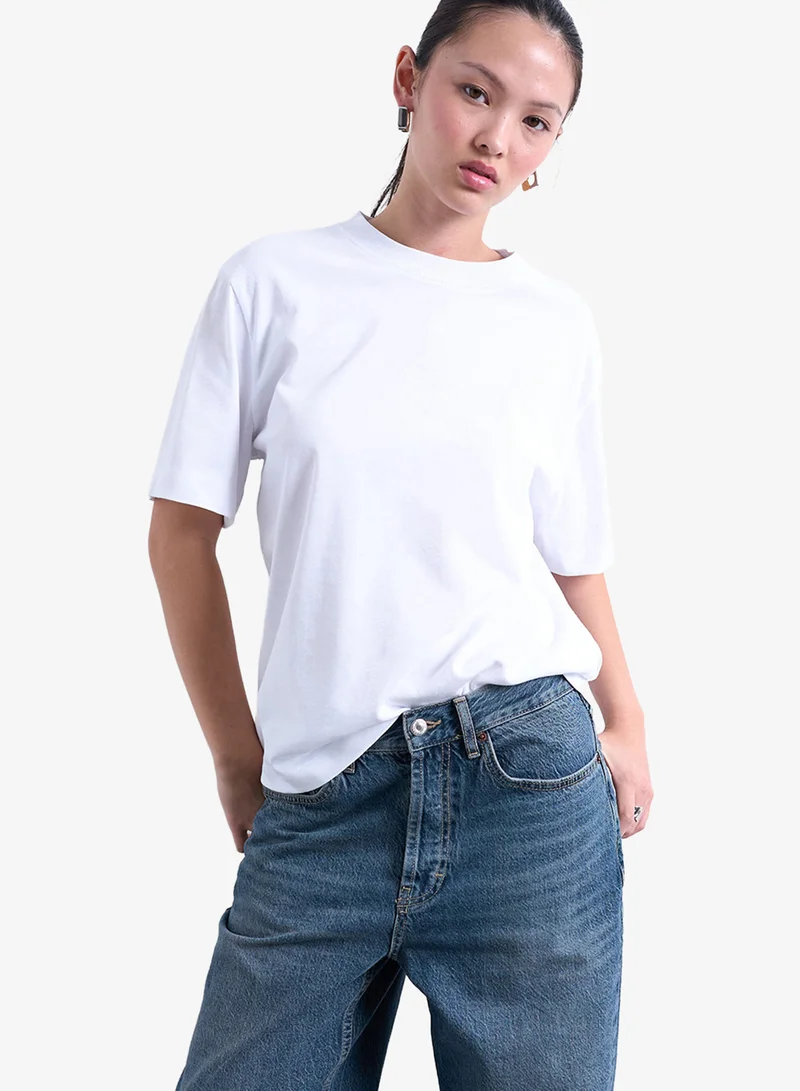 توب شوب تيشيرت أساسي محبوك