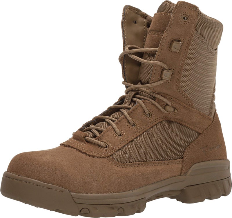 Bates Men's 8" Ultralite Tactical Sport Side Zip Military and Tactical Boot, Coyote, 11