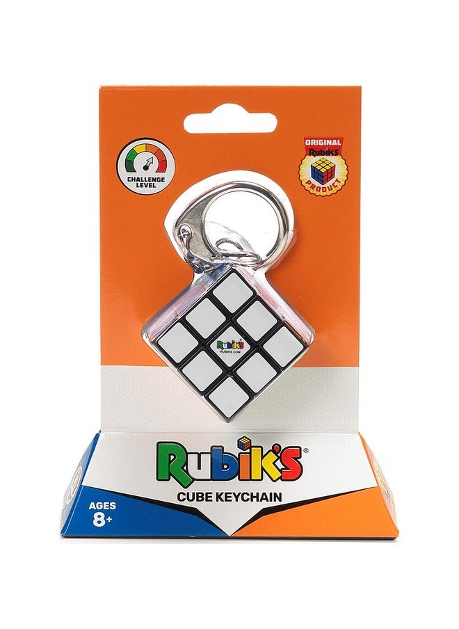 Rubik's - Cube 3 X 3 Key Ring - Colourful Puzzle Game Rubik'S - Mini Puzzle 3X3 Orginial Colour Matching - Classic Cube Problem Solving - Mini Version - 6064001 - Children'S Toy 8 Years And Above - Image 1