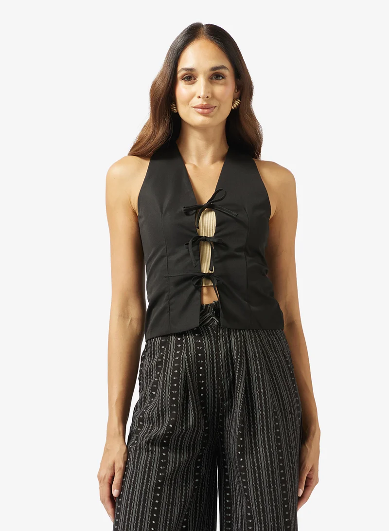 ايلا Vest Top With Tie Up Detail