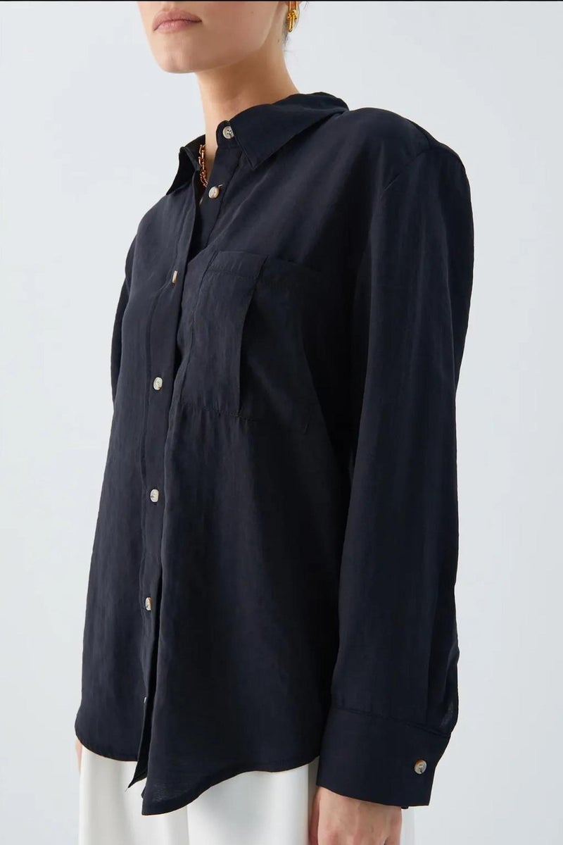 Mixray Relaxed Fit Shirt with Pocket - Image 4