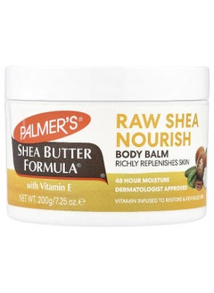 PALMER'S Palmer's, Shea Butter Formula® with Vitamin E, Raw Shea Nourish, Body Balm, 7.25 oz (200 g)  - Image 1