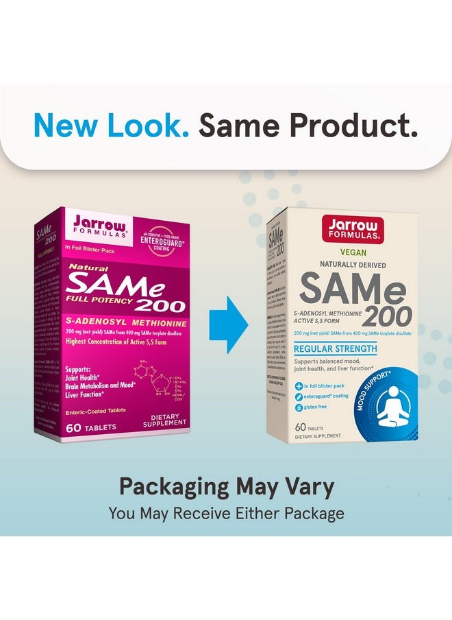 jarrow formulas Jarrow Formulas Same 200 mg - 60 Tablets - Highest Concentration of Active S,S Form - Supports Joint Health, Liver Function, Brain Metabolism & Antioxidant Defense - 60 Servings  - Image 3