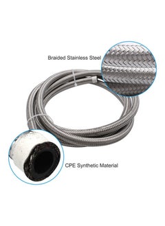 NIBEMINENT Nylon and Stainless Steel Braided Fuel Line 6AN  - Image 4