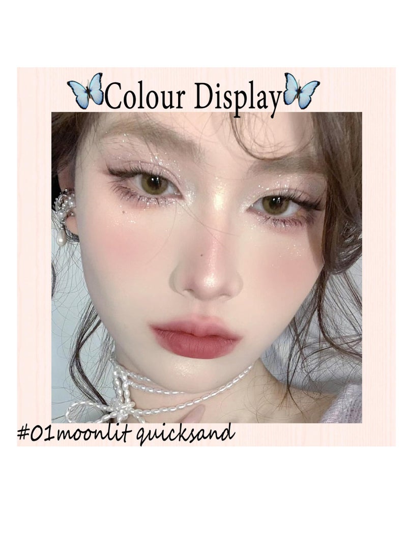 Excefore 8 PCS Glitter Liquid Eyeshadows, Fine Shimmer Popping Shimmer Bling Under Eye Shadow, Loose Glitter Glue for Crystals Eye Makeup, Matte Glitter Highly Pigmented Blending, Perfect For Woman, Girl - Image 5