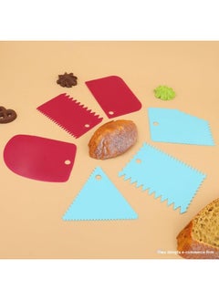 Generic 新款奶油切面刀塑料刮板蛋糕DIY工具仿真烘培用具刮板三件套现货-颜色:白色—ks—003—5  - Image 2