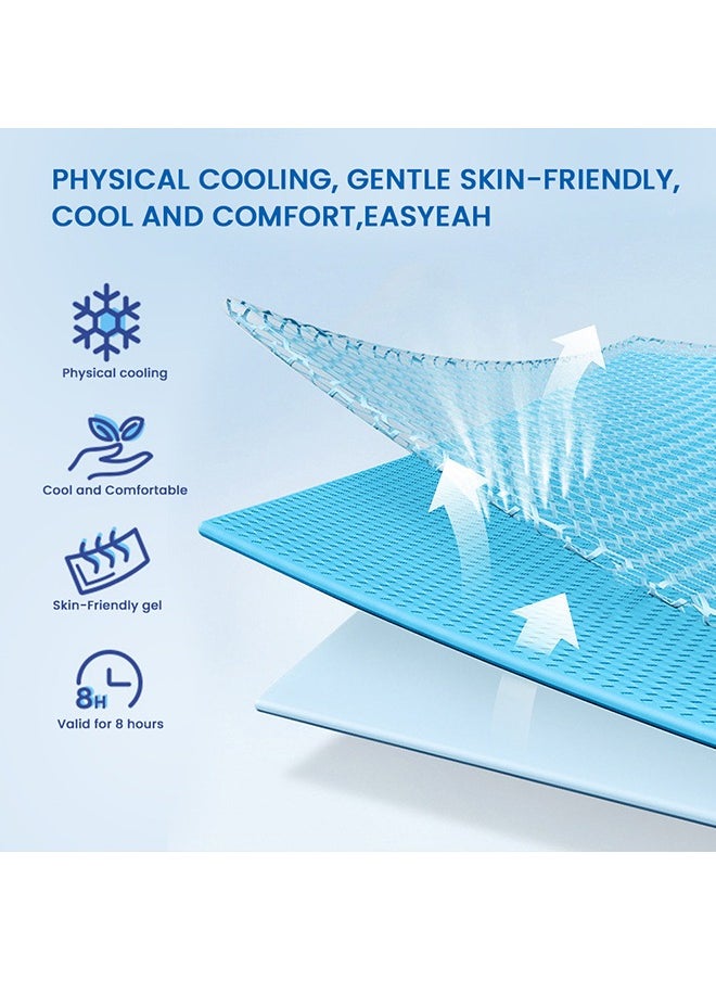 Sumifun 10 Pack Cooling Patch - Cooling Patch for Fever, Natural Headache Relief & Migraine, Soft Gel Sheet, Fever Patch for Children, Tension/Sinusitis, Headache Prevention  - Image 4