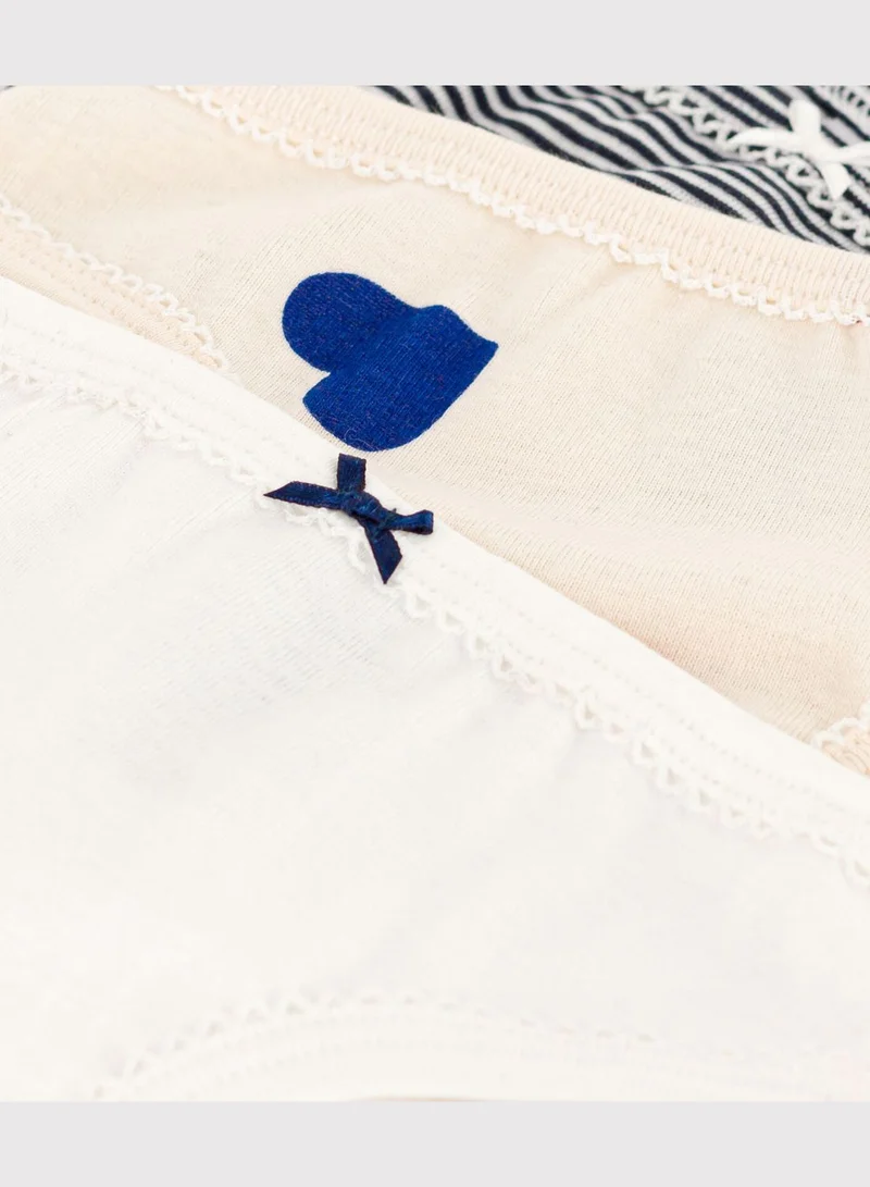 Petit Bateau Youth 3 Pack Assorted Knicker