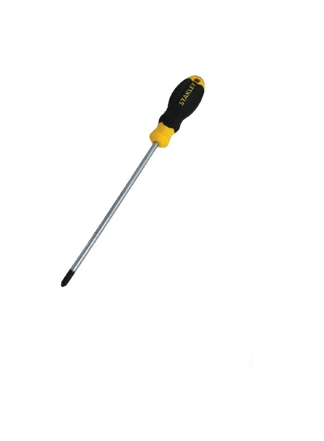 Stanley Cushion Grip Phillips Screwdriver Yellow and Black Ph#2 x 200 mm STMT60812-8 - Image 2